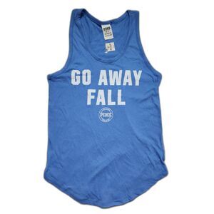 Pink Victoria`s Secret Go Away Fall tank top NWT